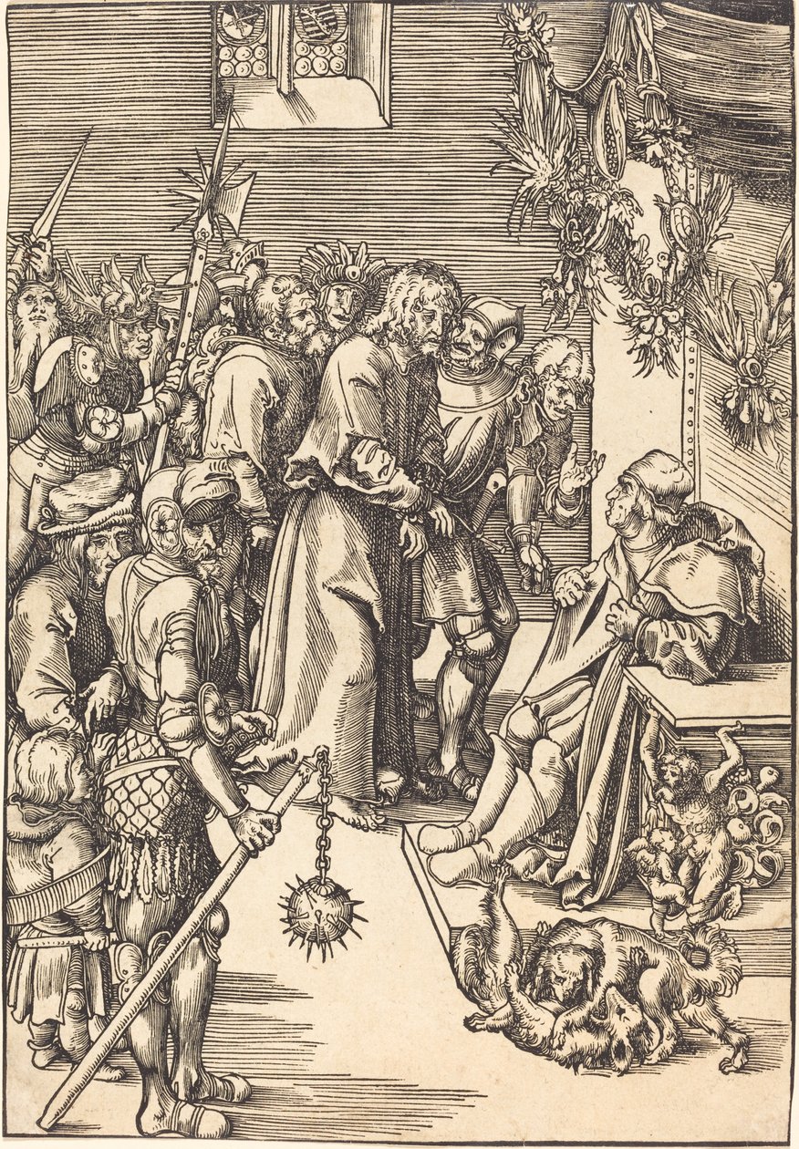 Kristus før Kajfas af Lucas Cranach the Elder