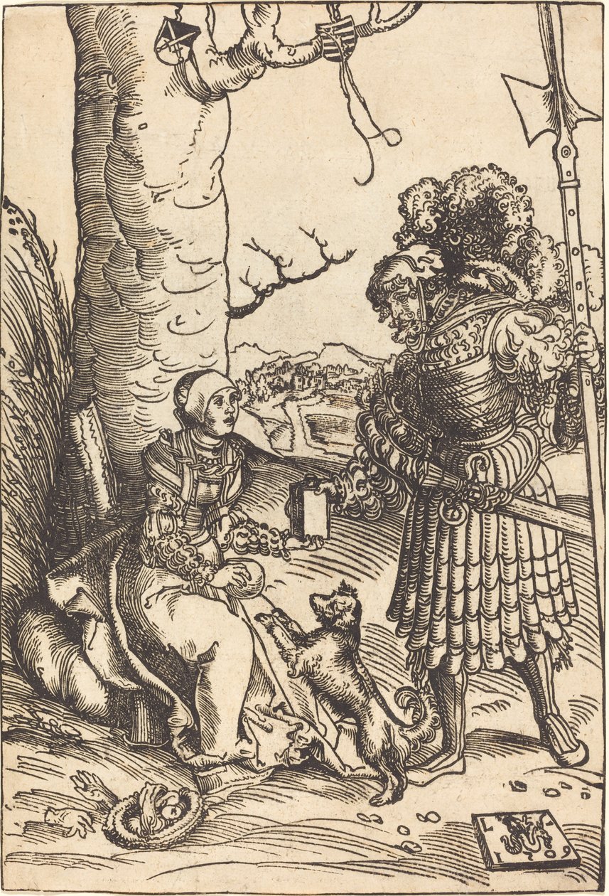 David og Abigail af Lucas Cranach the Elder