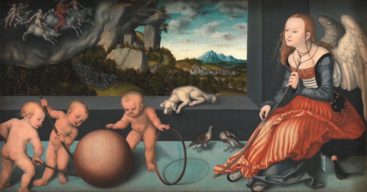 Tysk: Melancholia Melancholia af Lucas Cranach the Elder