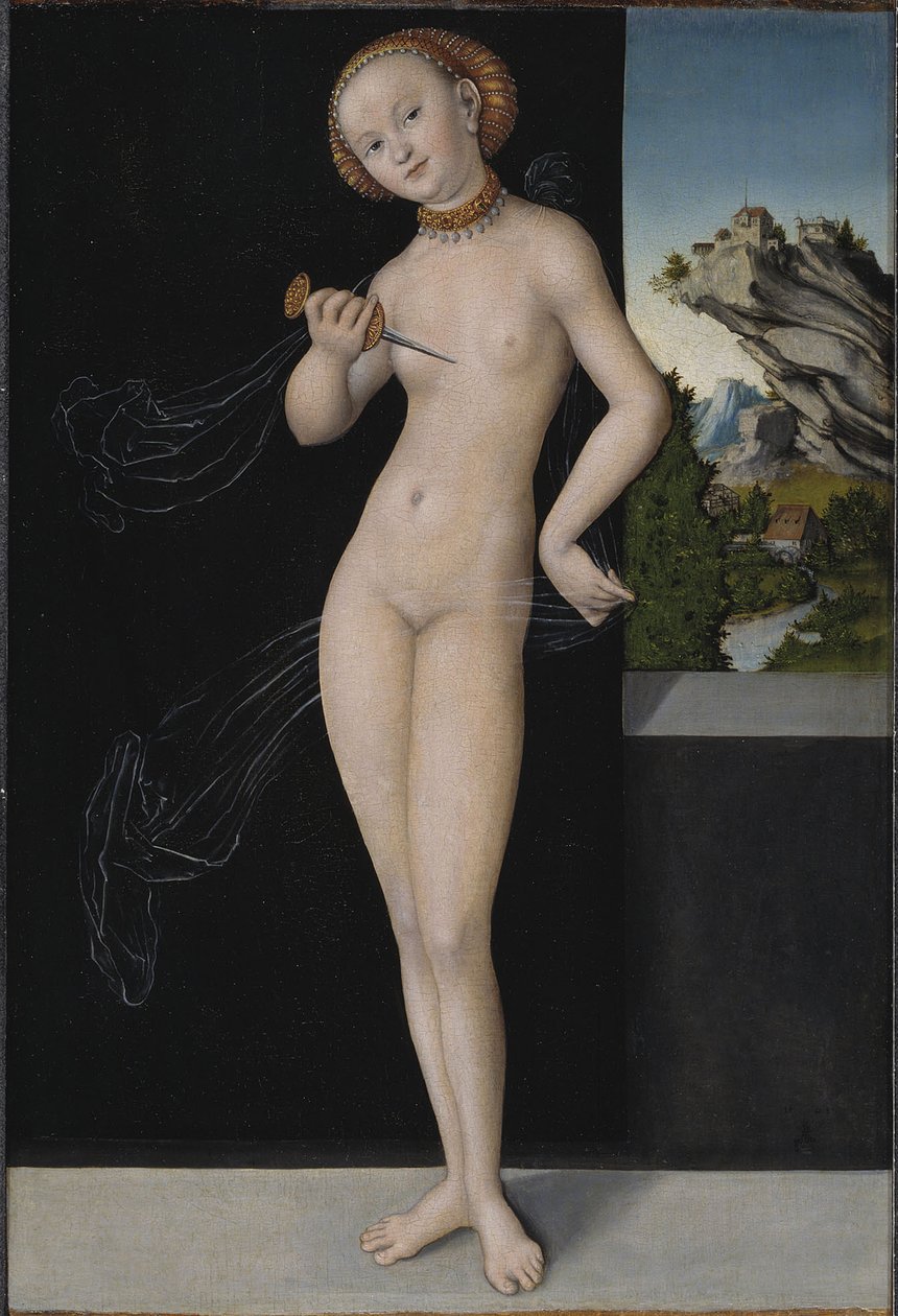 Lucretia, 1528 af Lucas Cranach the Elder