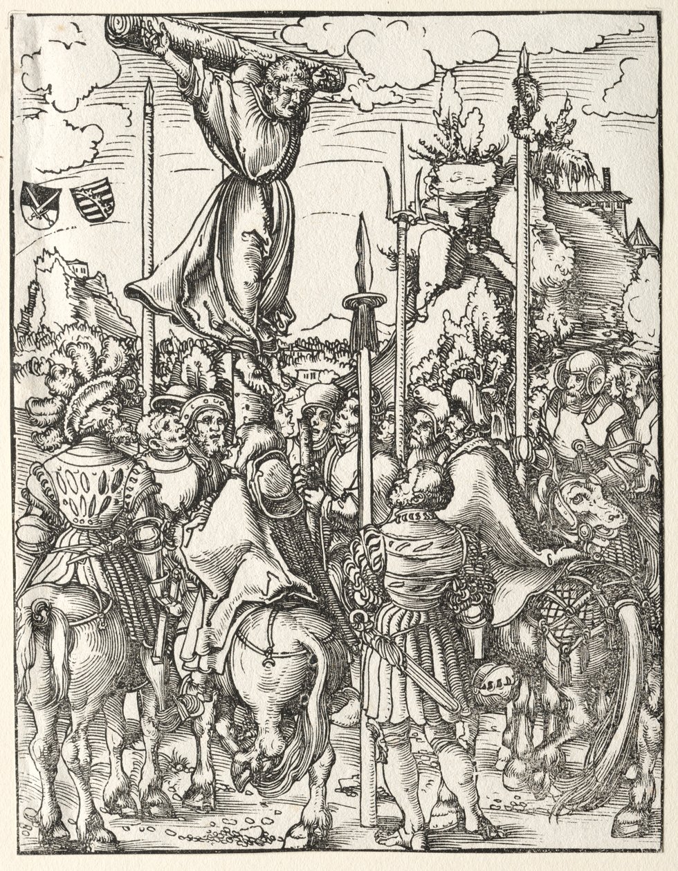 Sankt Filips martyrium. af Lucas Cranach the Elder