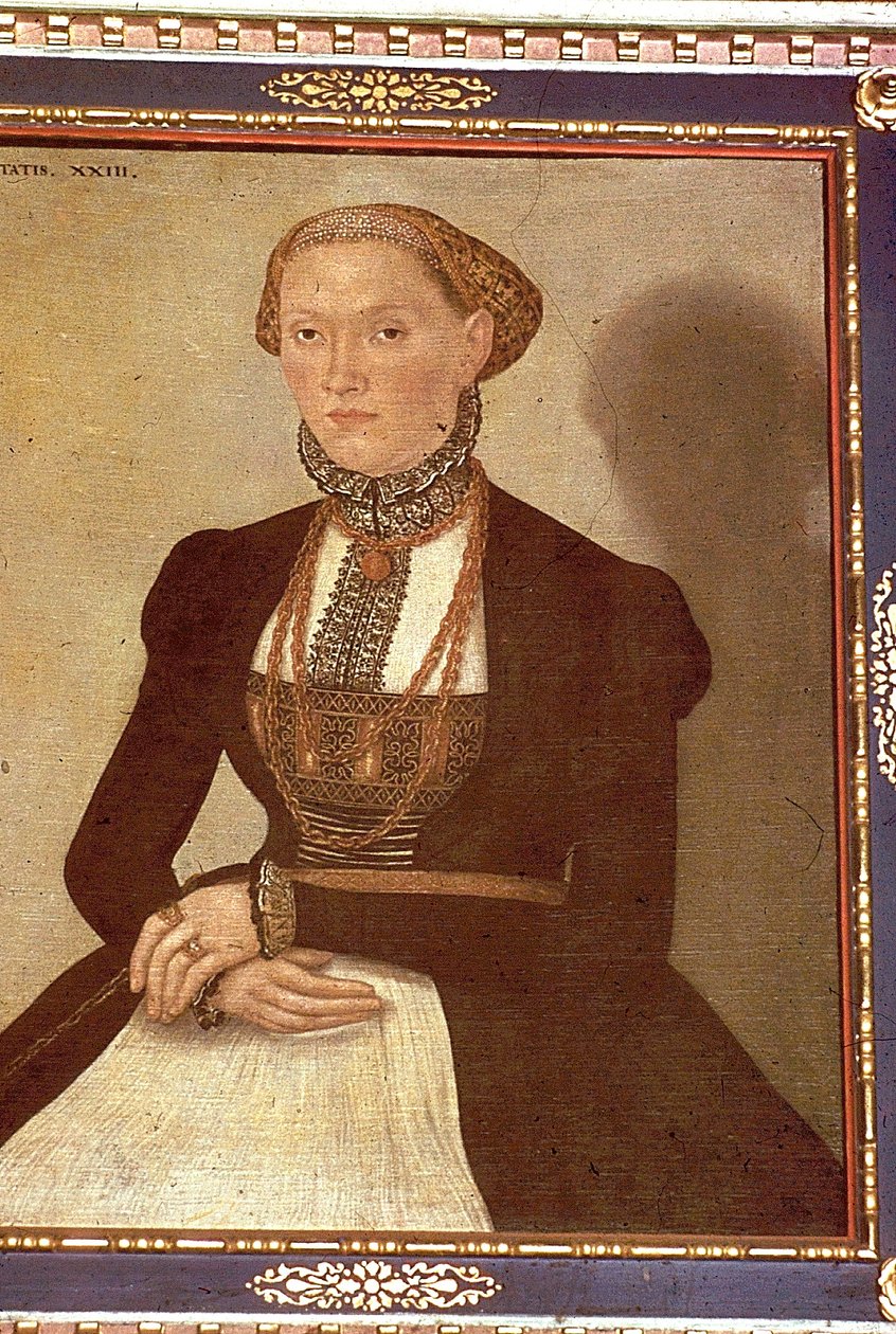 Portræt af Margarethe Luther af Lucas Cranach the Elder