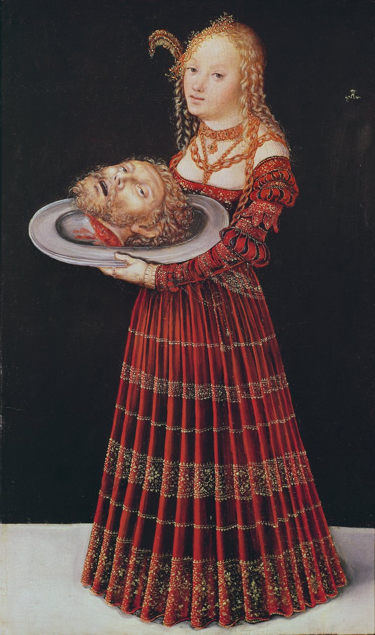 Salomé (olie på træ) af Lucas Cranach the Elder