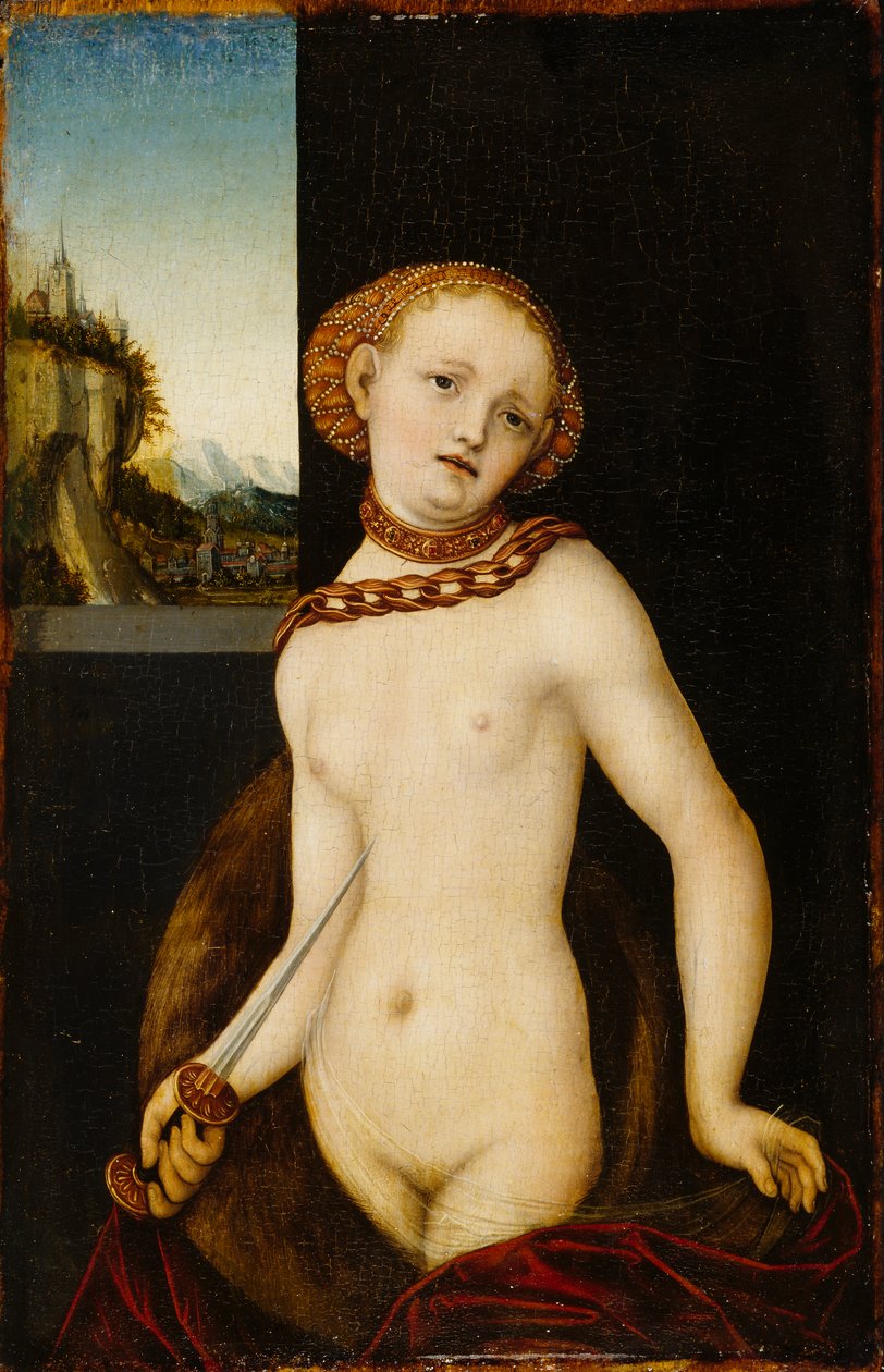Svensk:  Lucretia Lucretia af Lucas Cranach the Elder