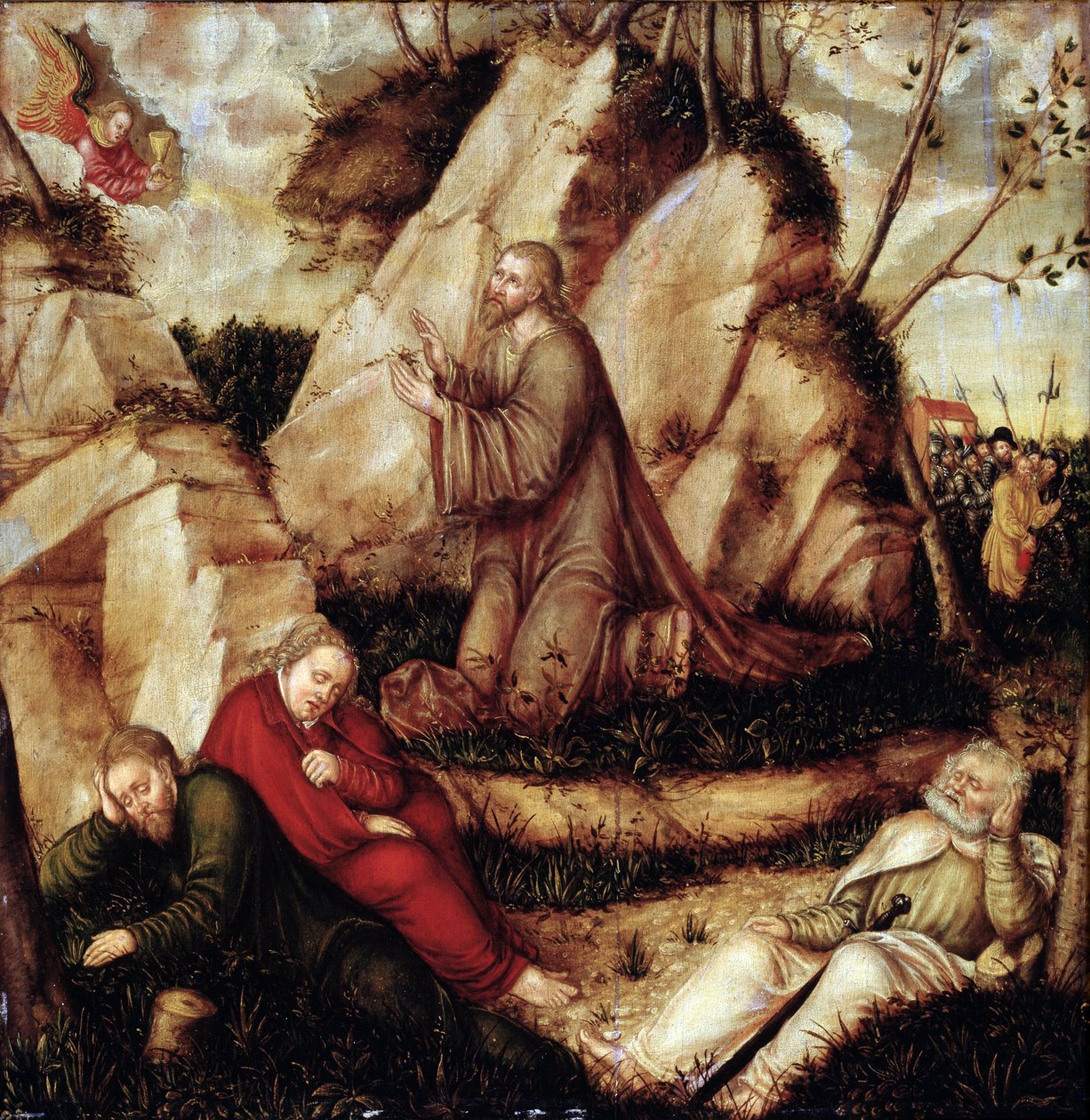 Kvalen i haven af Lucas Cranach the Elder