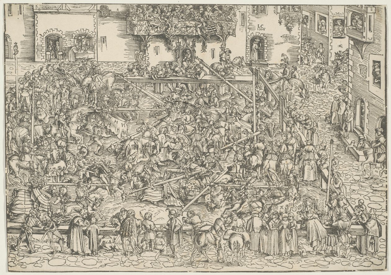 Den første turnering af Lucas Cranach the Elder