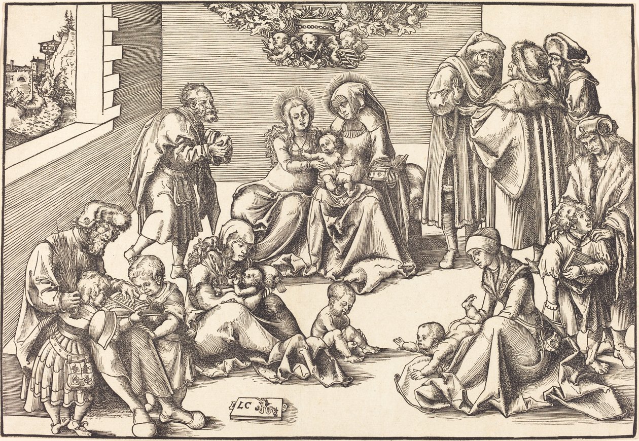 Det hellige slægtskab af Lucas Cranach the Elder