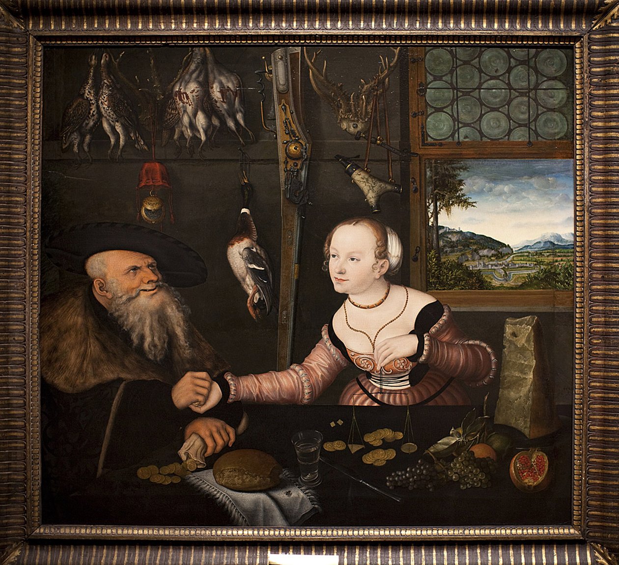 Det dårligt matchede par af Lucas Cranach the Elder
