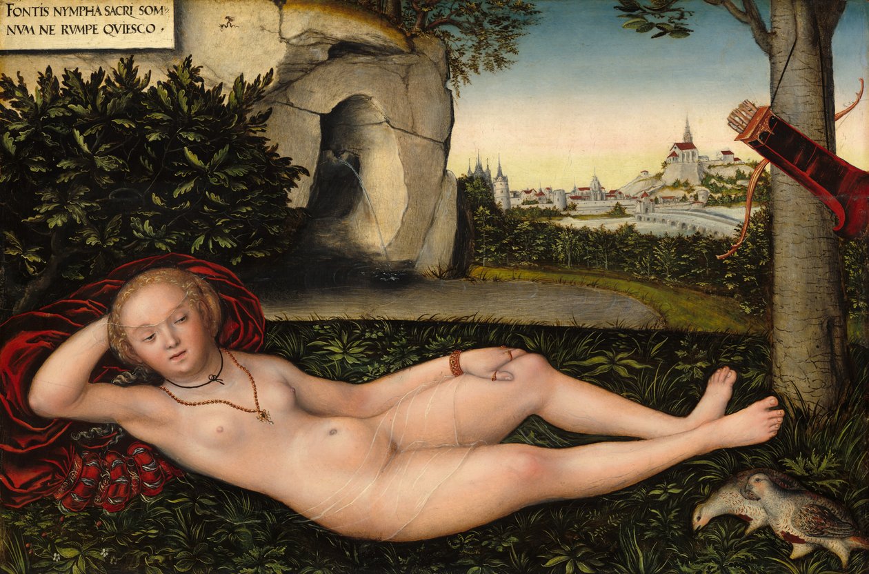 Forårets nymfe af Lucas Cranach the Elder