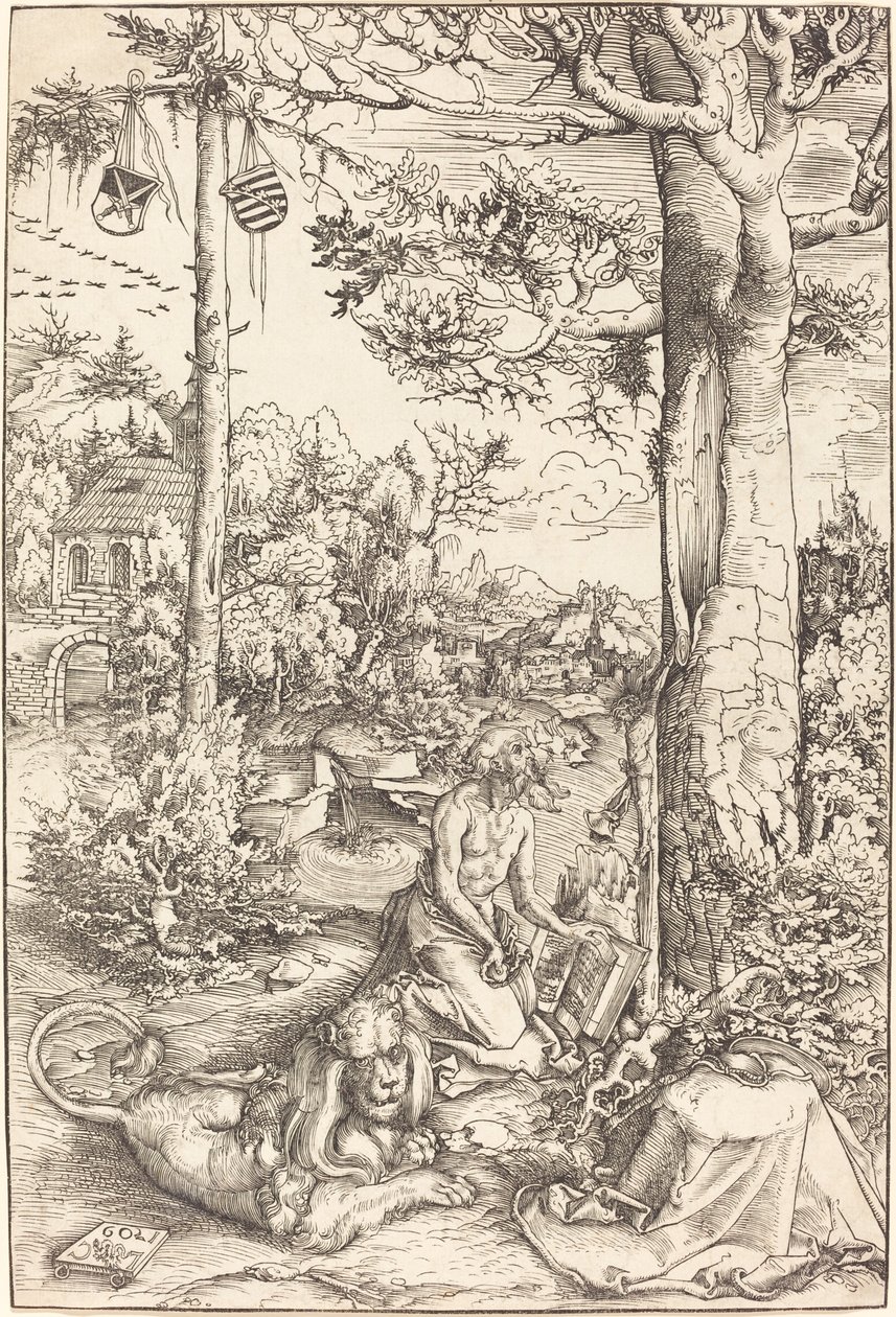 Sankt Hieronymus anger af Lucas Cranach the Elder