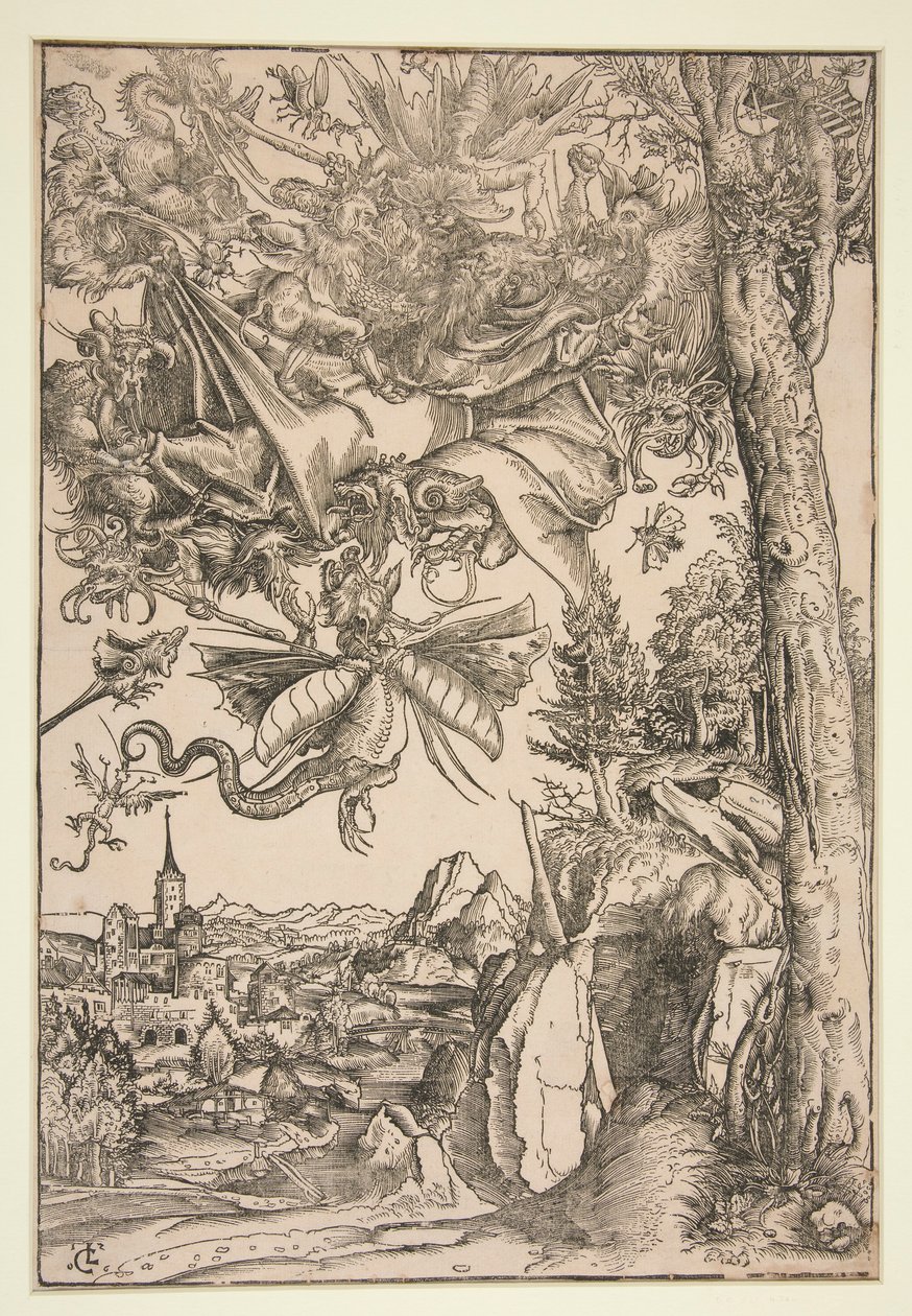 Sankt Anthonys trængsler af Lucas Cranach the Elder