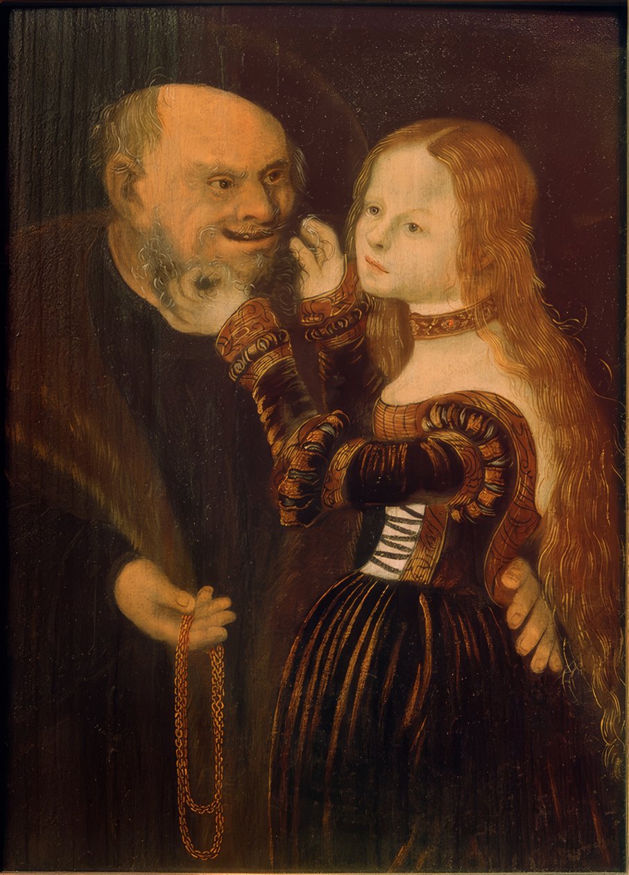 Ulige par af Lucas Cranach the Elder