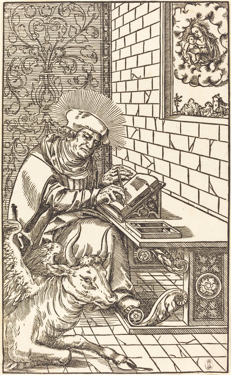 Sankt Lukas af Lucas Cranach the Younger