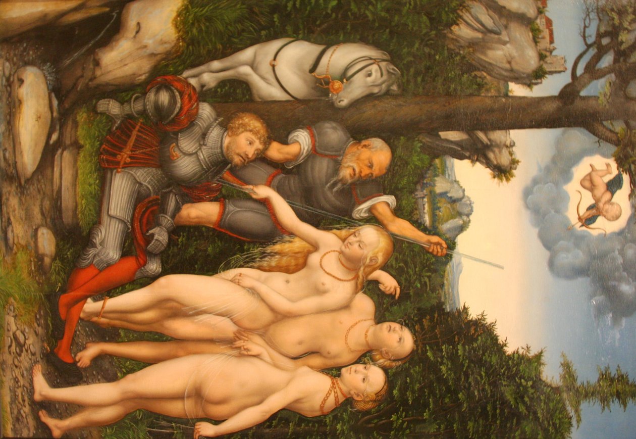 Dommen over Paris af Lucas Cranach the Younger