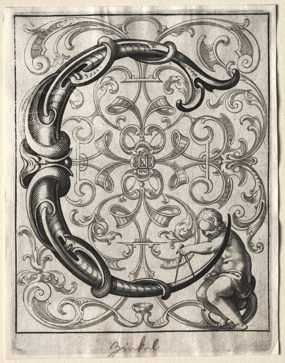 Ny ABC-hæfte: C, 1627. af Lucas Kilian