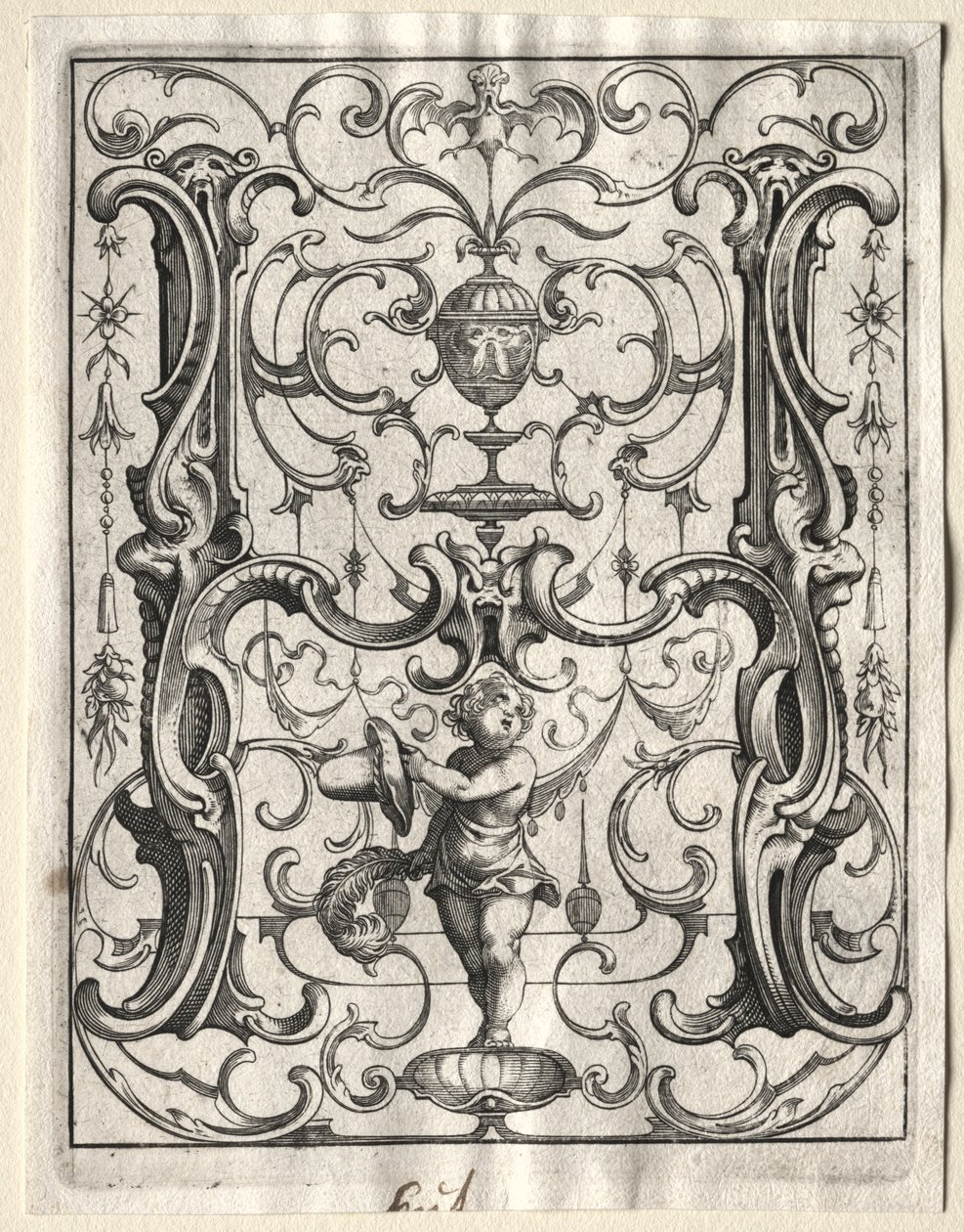 Nyt ABC-hæfte: H, 1627. af Lucas Kilian