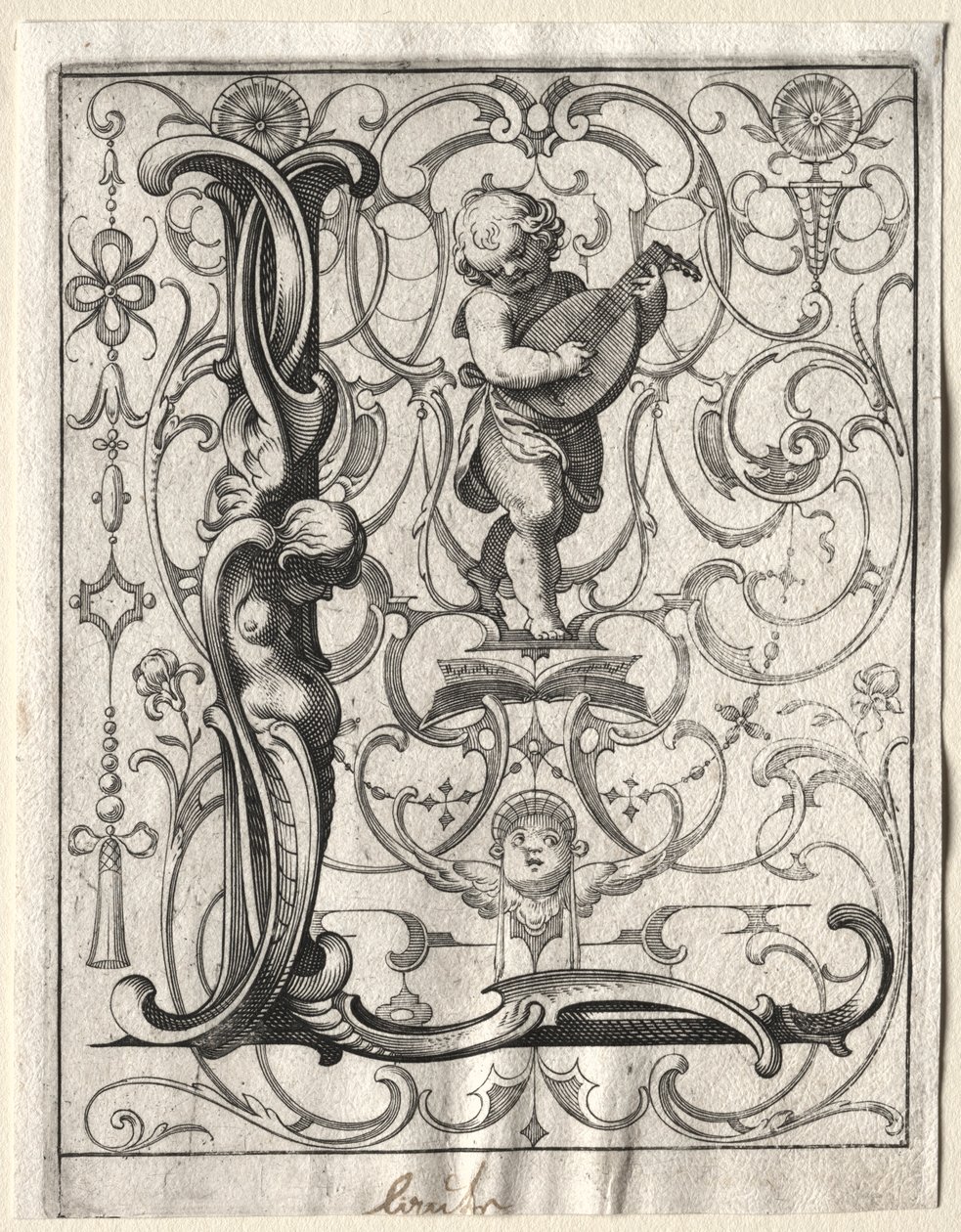 Ny ABC-hæfte: L, 1627. af Lucas Kilian