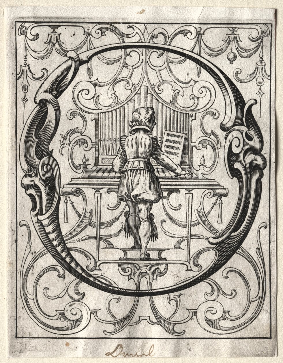 Ny ABC-hæfte: O, 1627. af Lucas Kilian