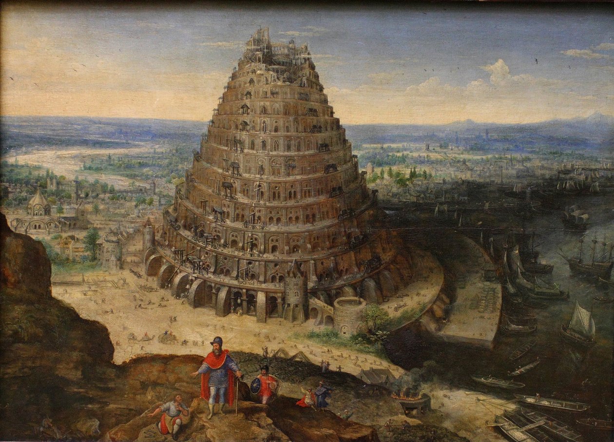Babelstårnet, 1594 af Lucas Valckenborch van
