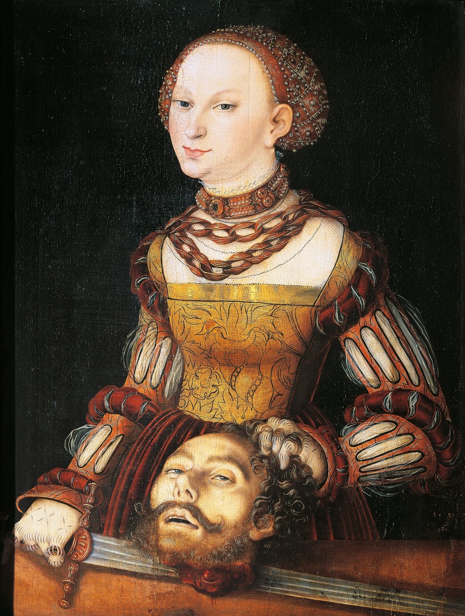 Judith med leder af Holofernes af Lucas the Elder Cranach