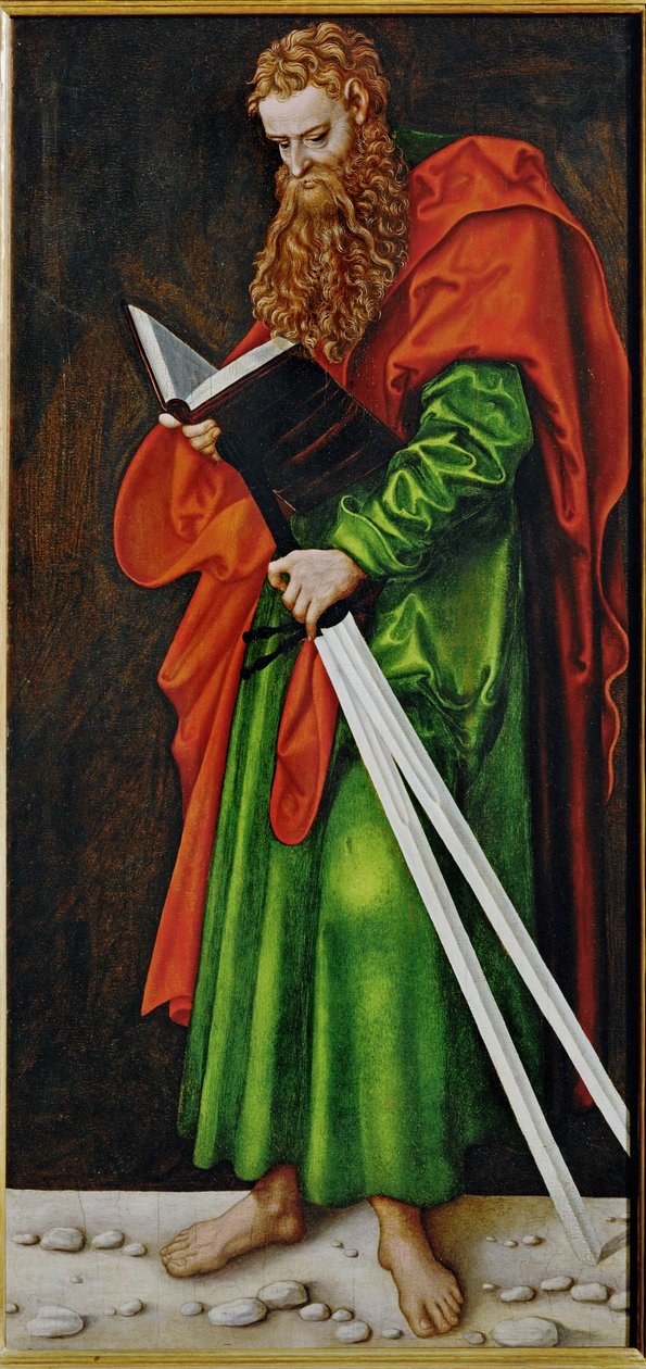 Sankt Paulus, apostel ... af Lucas the Elder Cranach