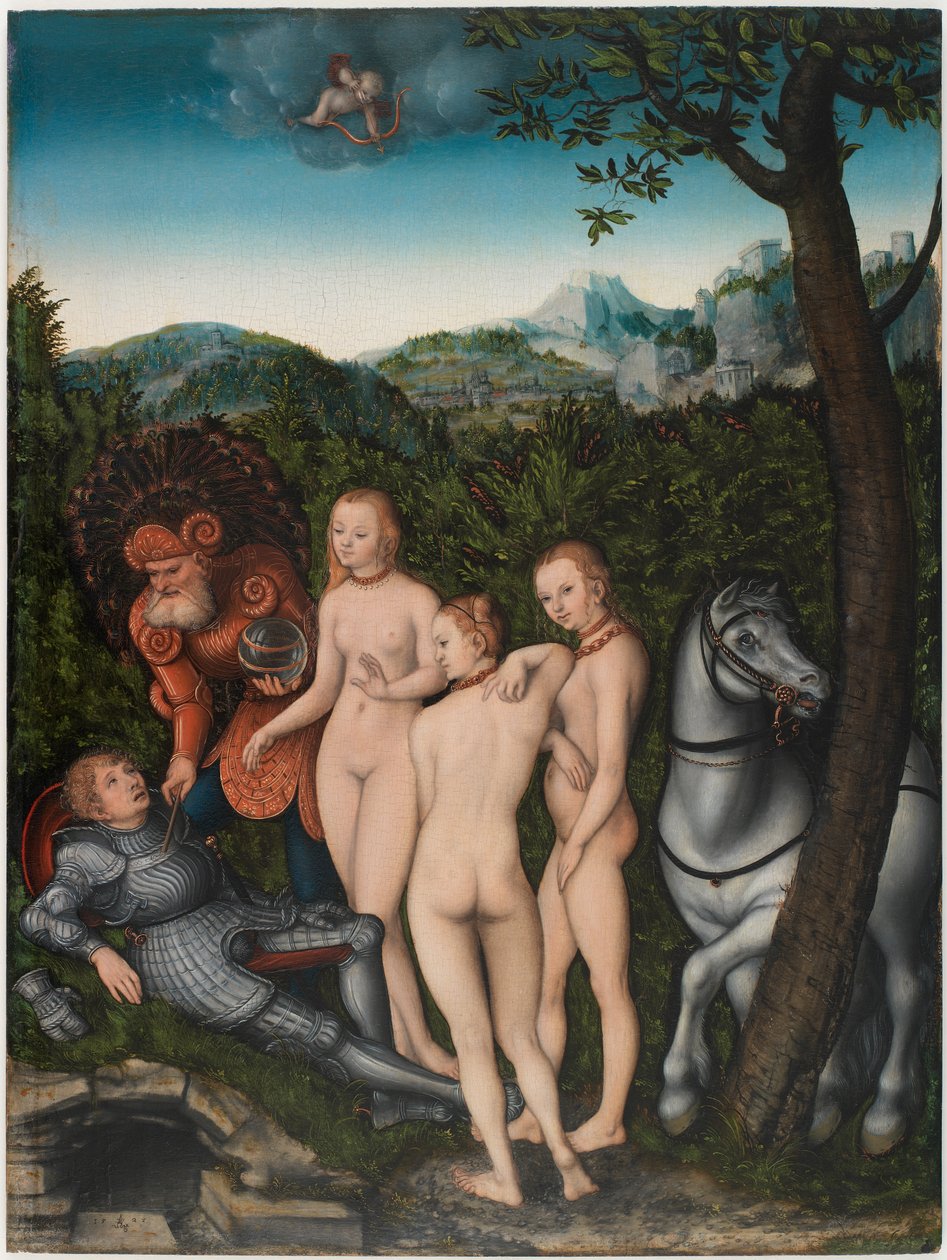 Paris-dommen af Lucas the Elder Cranach