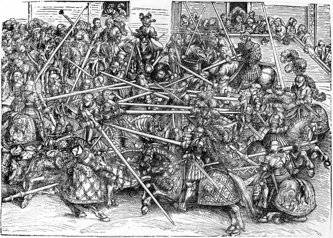 Turnering af Lucas the Elder Cranach