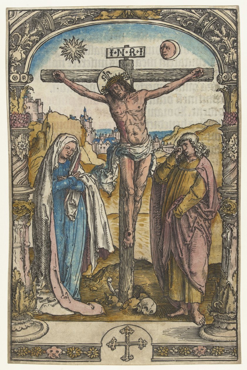 Kristus på korset af Lucas van Leyden (attributed to)