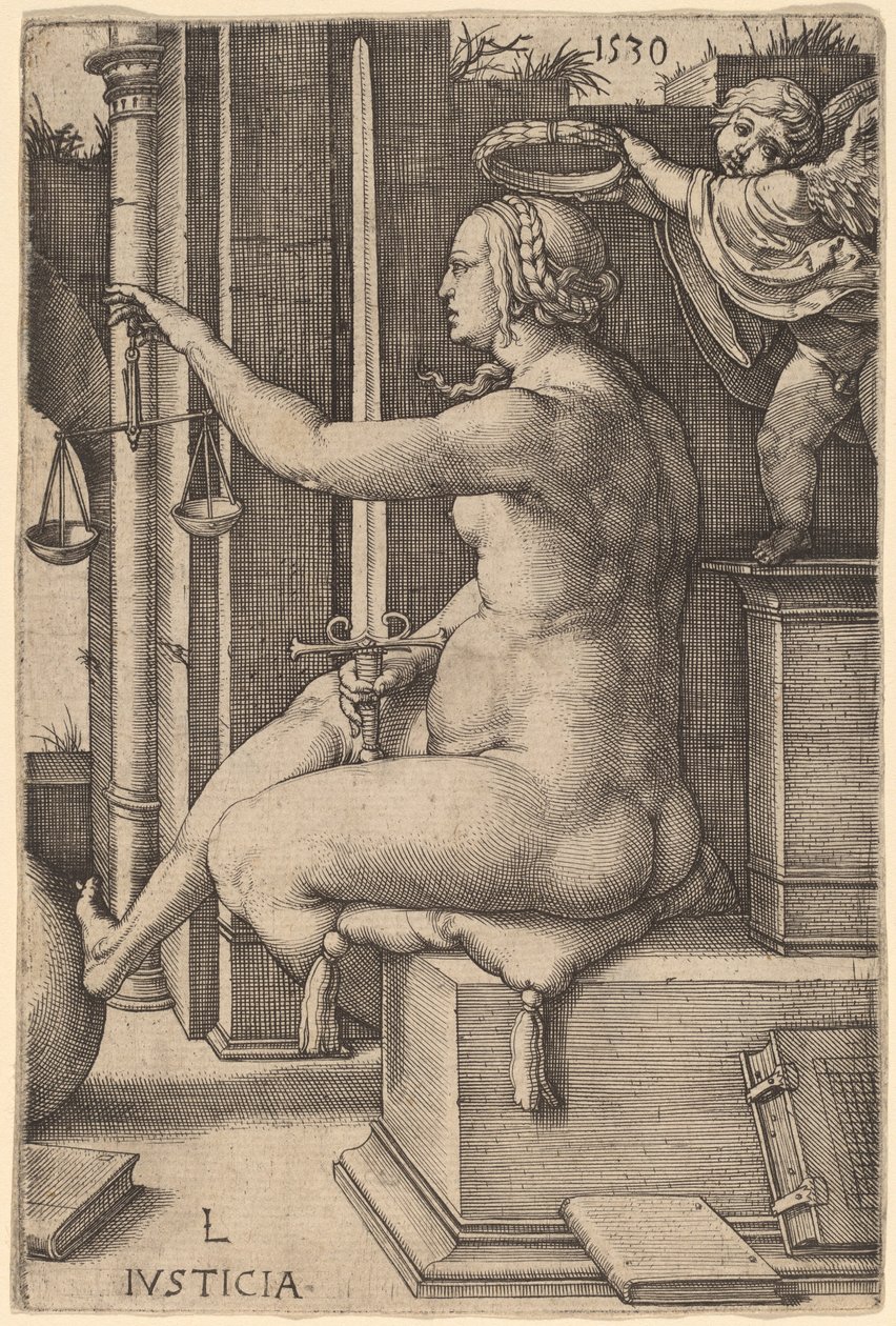 retfærdighed af Lucas van Leyden