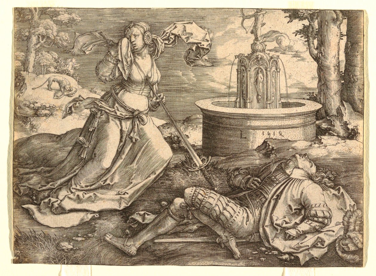 Pyramus og Thisbe af Lucas van Leyden