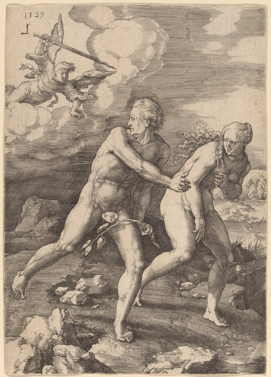 Uddrivelsen fra Paradis af Lucas van Leyden