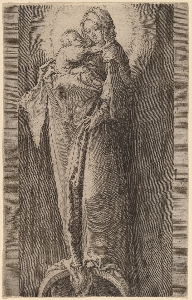 Jomfruen i nichen af Lucas van Leyden