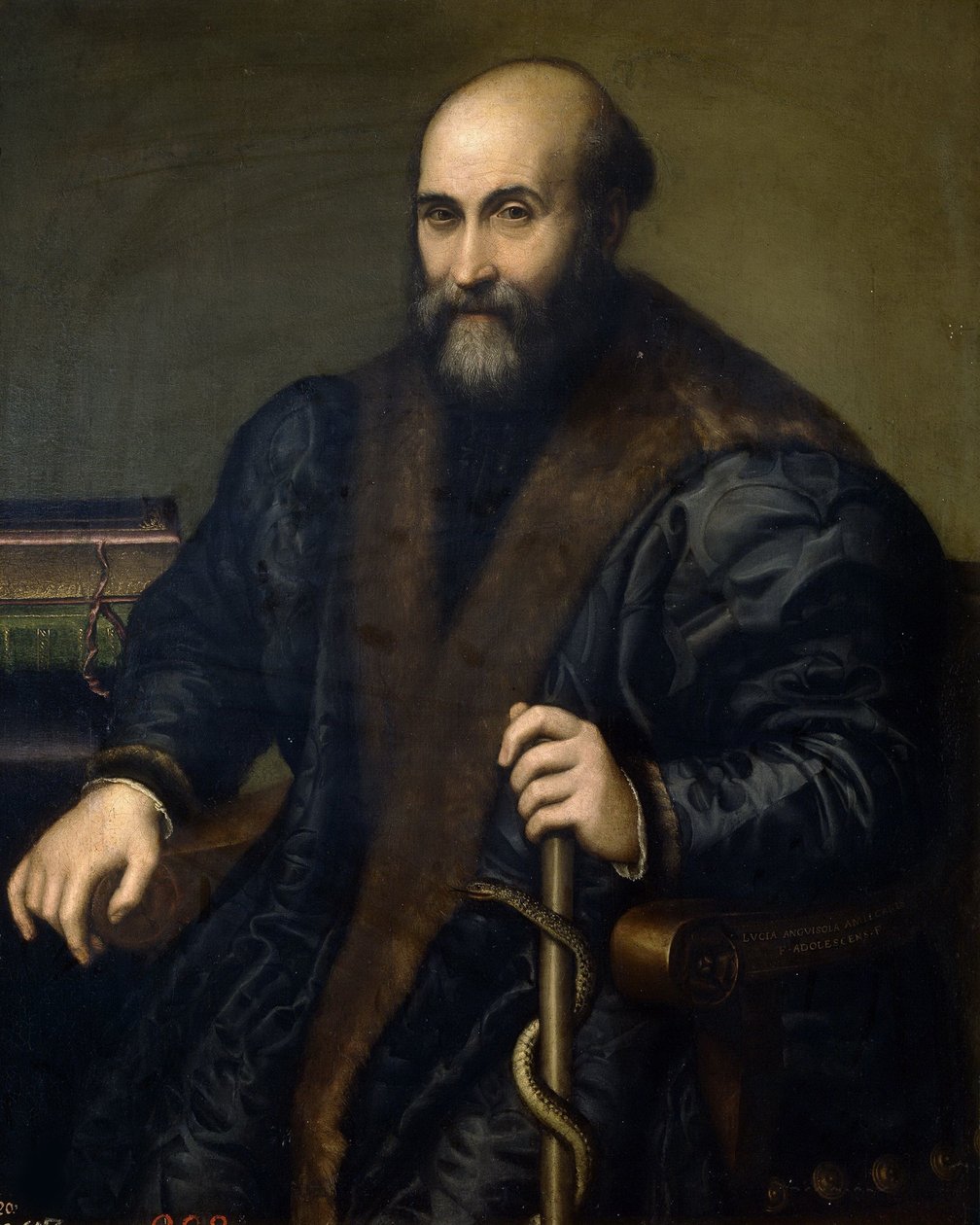 Portræt af Pietro Manna, 1557. af Lucia Anguissola
