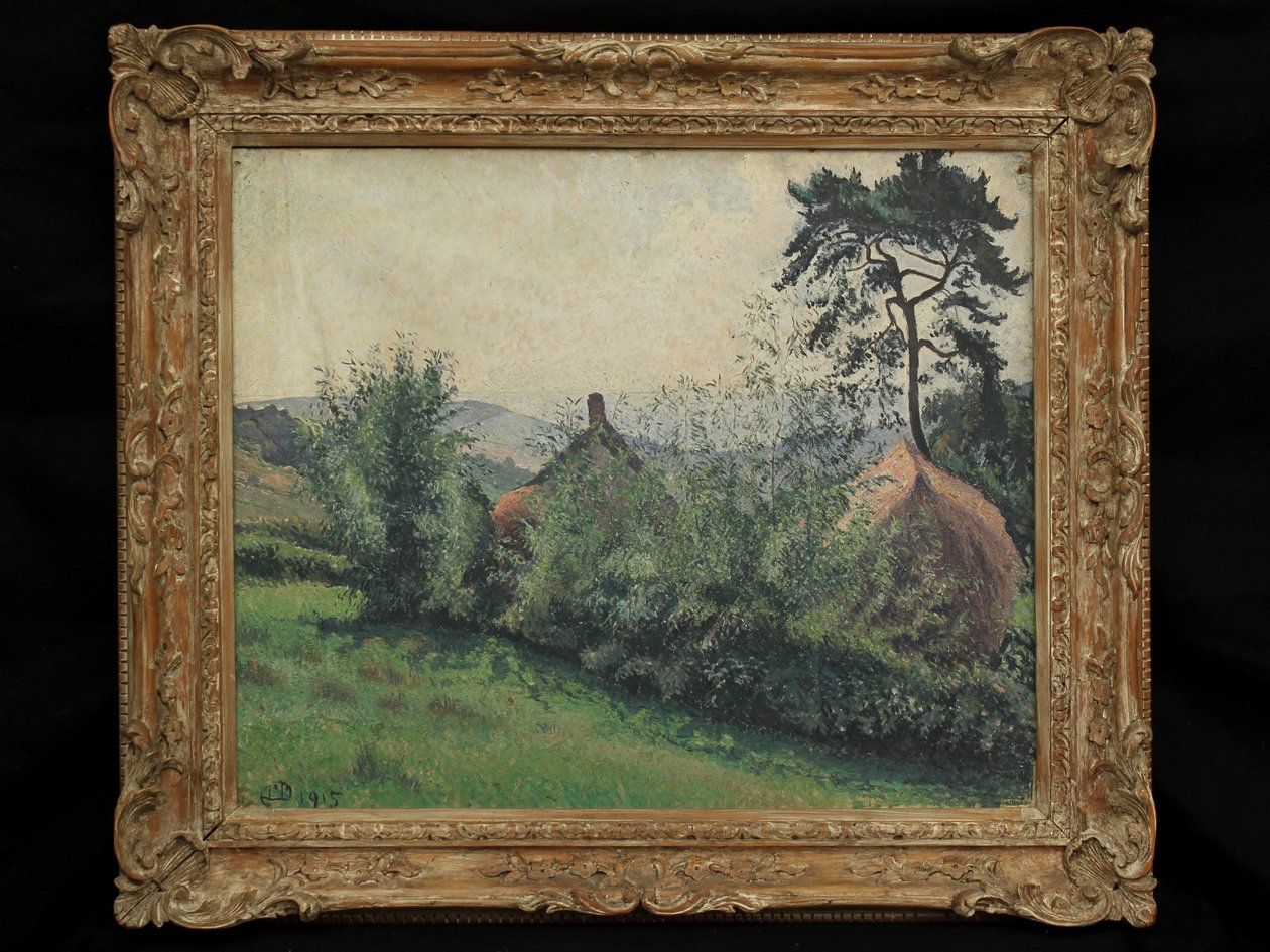 Dorset Landscape, 1915 af Lucien Pissarro