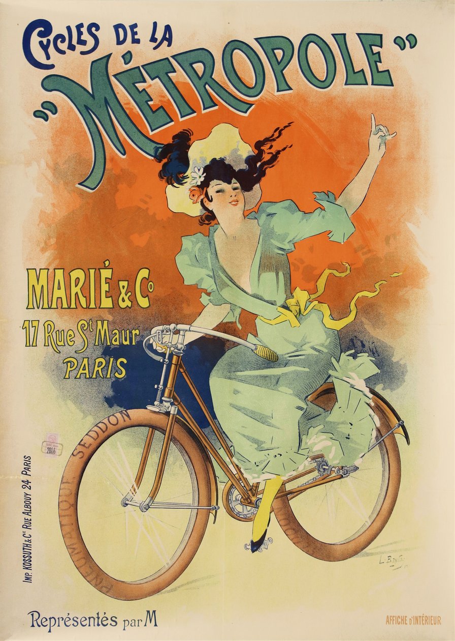 Metropolis, 1893. af Lucien Baylac