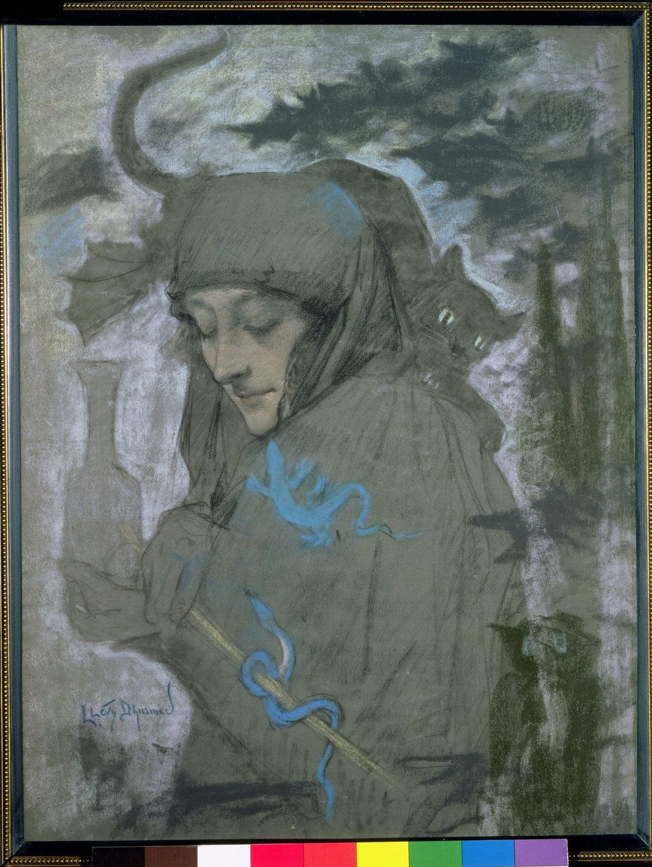 Troldkvinden af Lucien Levy Dhurmer