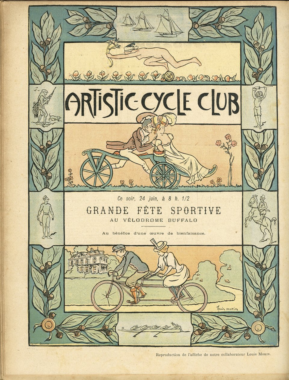 Illustration i Le Rire af Lucien Metivet