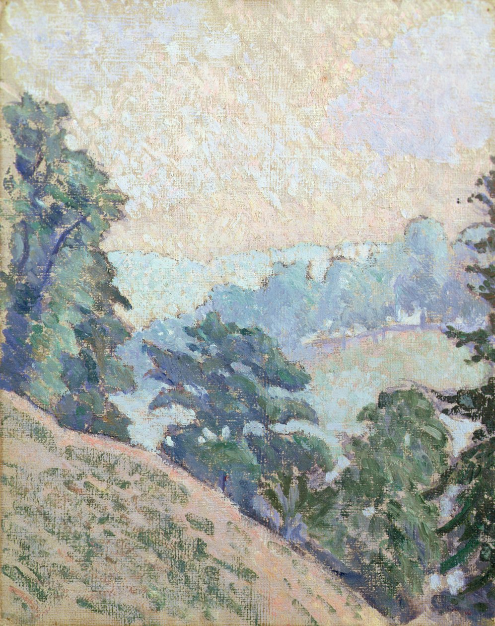 Brookleton Dale, Youlgrave, Derbyshire af Lucien Pissarro