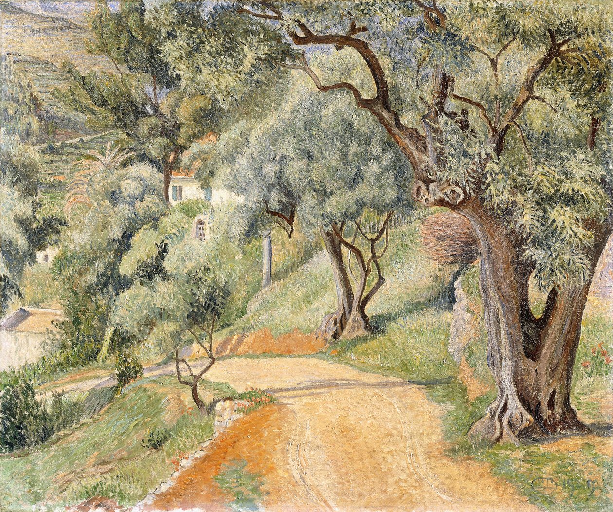 Way of the Hubac, Toulon af Lucien Pissarro