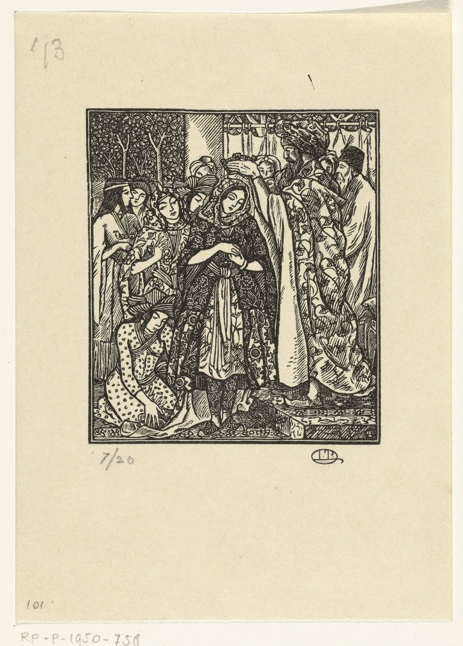 Esters kroning af Lucien Pissarro