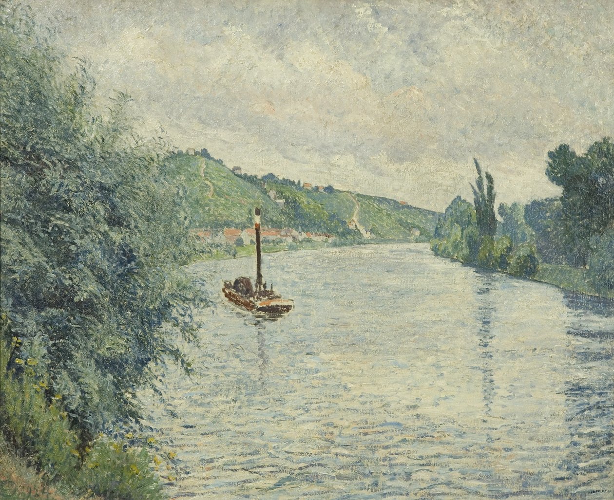 Prammen af Lucien Pissarro