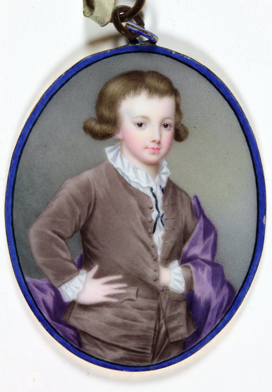 Lord Edward Charles Cavendish Bentinck (emalje) af Lucius Barber