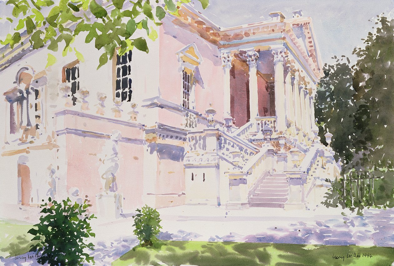 Chiswick House, 1994 (wc på papir) af Lucy Willis