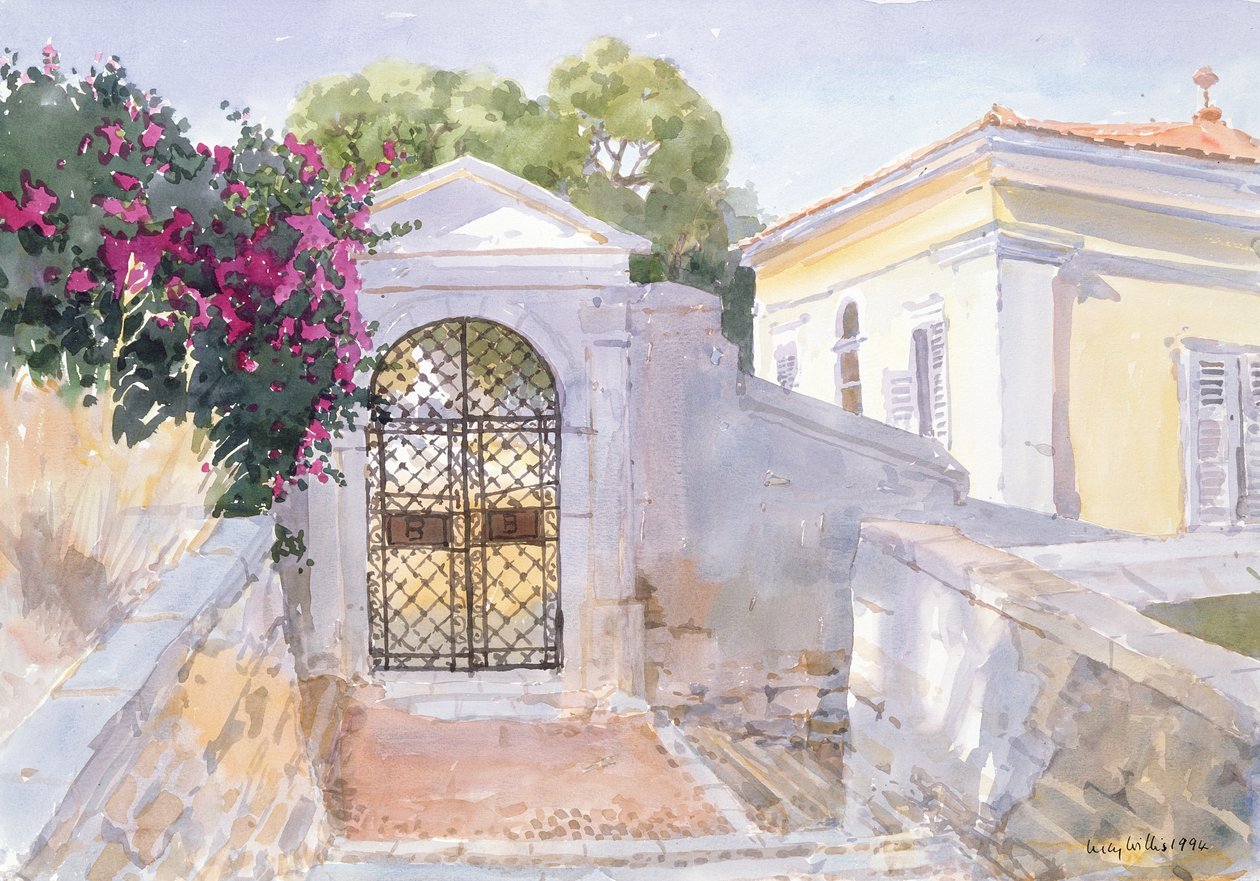Aften, Hroussa, 1994 (wc) af Lucy Willis