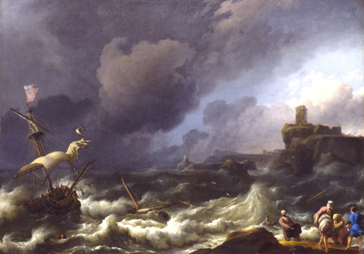 Stormen af Ludolf Backhuysen