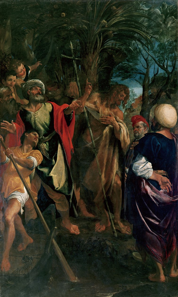Døberens prædiken af Ludovico Carracci