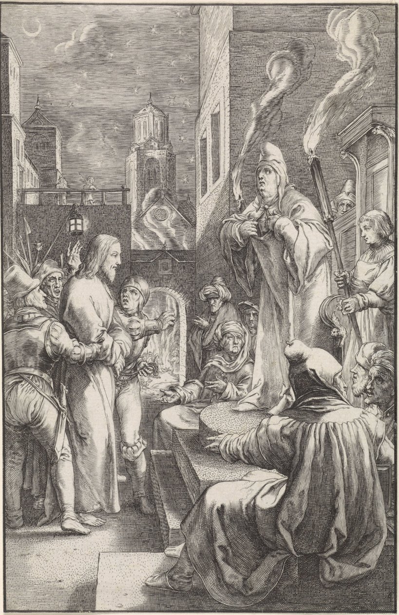 Kristus før Kajfas The Passion (serietitel) af Ludovicus Siceram