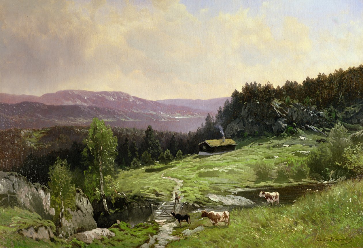 Telemark, Sydnorge af Ludvig Skramstad
