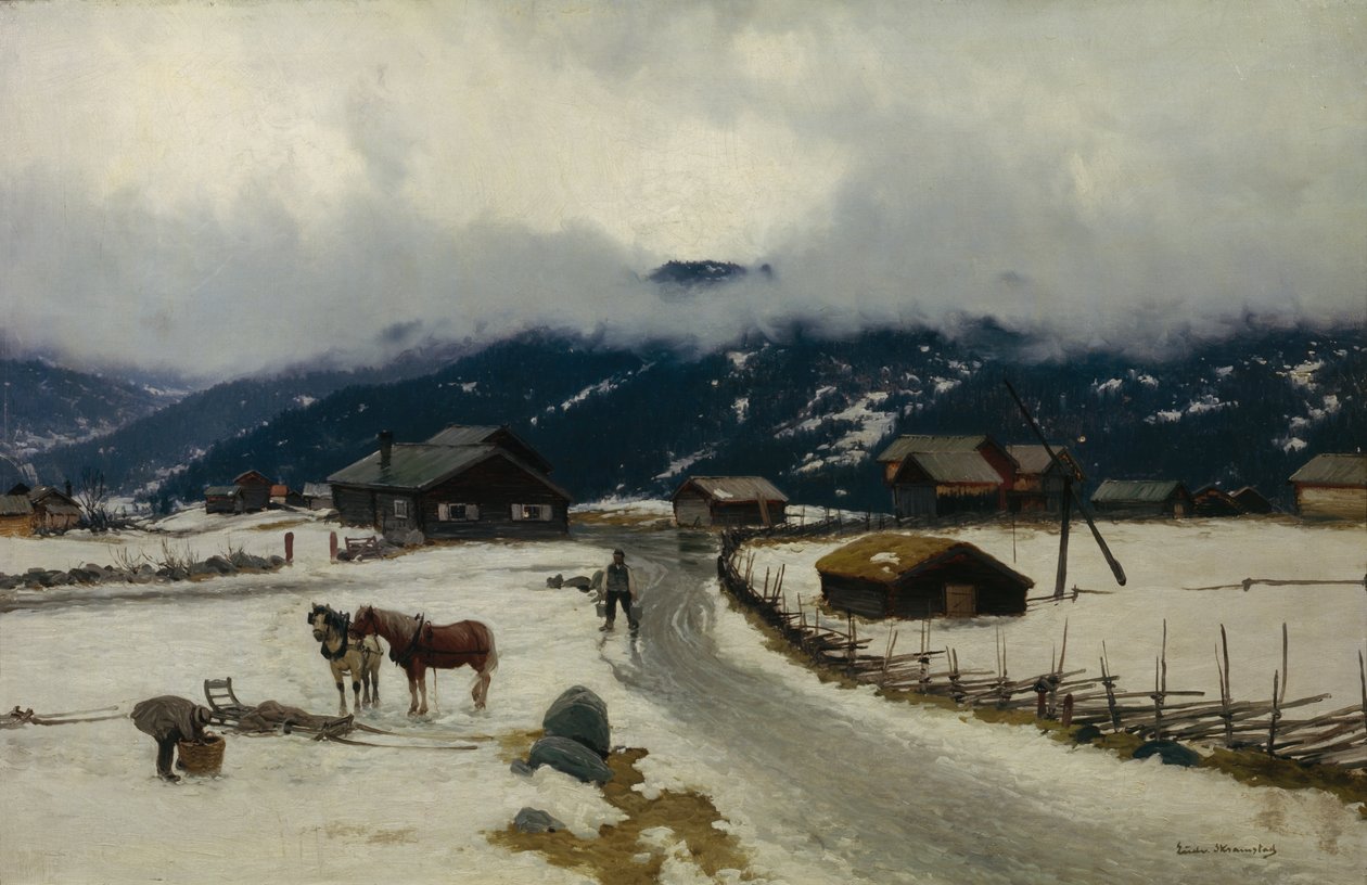 Vinter af Ludvig Skramstad