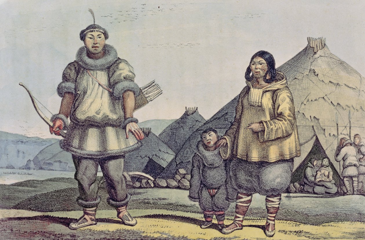 Chukchi-folk og deres hjem, fra 